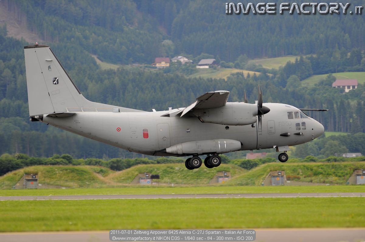 2011-07-01 Zeltweg Airpower 6425 Alenia C-27J Spartan - Italian Air Force